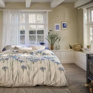 Cornflower Sand Quilt Cover Set - Queen