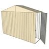 Build-a-Shed 3.0 x 0.8 x 2.3m Gable Single Hinged Side Door Shed - Cream