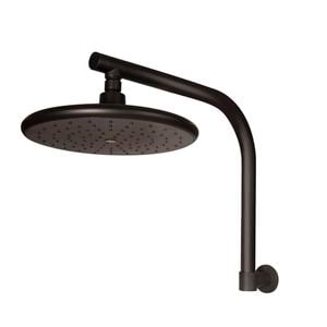 Revolution Showers Matte Black Rain Shower Overhead Self Cleaning Shower