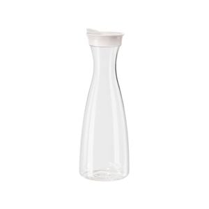 Oggi 1.6l Juice Carafe Plastic Pitcher Jug W/ Flip Open White Lid