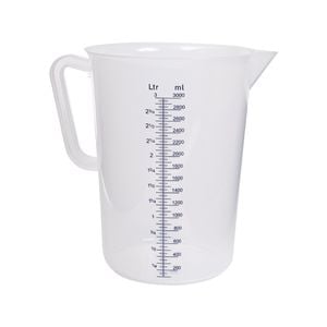 Plastic Polypropylene Measuring Jugs 3L