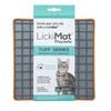 LickiMat Tuff Playdate Boredom Buster Cats Slow Feeder Mat Orange