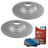 Bendix Rear Brake Pads + Rotors for Mazda CX-8 , Mazda CX-9 TC