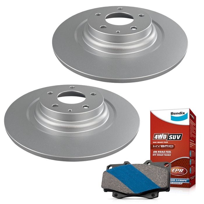Bendix Rear Brake Pads + Rotors for Mazda CX-8 , Mazda CX-9 TC