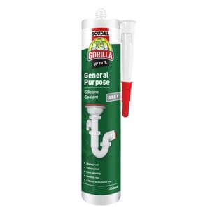 Gorilla 300ml Grey General Purpose Silicone Sealant