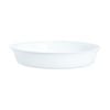 Luminarc Smart Wavy Baking Tart Dish 28x5cm Bakeware Opal Glass White