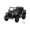 Rigo Ride On Car Jeep Kids Electric Military 12V Black