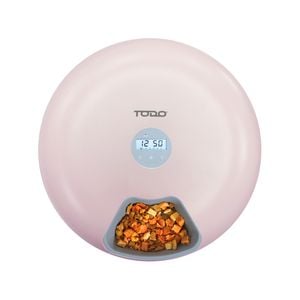 TODO Automatic Pet Feeder 6 Meal Timer - Pink