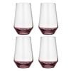 Ladelle Prism Set of 2 Highball Tumblers - Plum