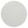 Contemporary Handwoven Wool Rug-Unity 6230-Ivory-160x160cm