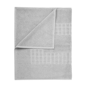 Microfiber Soft Non Slip Bath Mat Check Design - Microfiber Gray