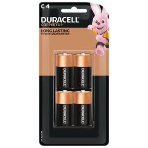 Duracell Coppertop Alkaline C Battery - 4 Pack
