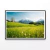 Meadows with Mountains  Print 100% Australian Made 120x90cm  (Poster)