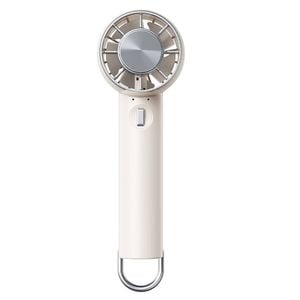 Catzon Portable Handheld Fan with Adjustable Gears Ice Cooling Pad-Beige