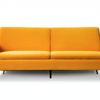 Gyllene Velvet Sofa Bed - Yellow