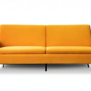Gyllene Velvet Sofa Bed - Yellow