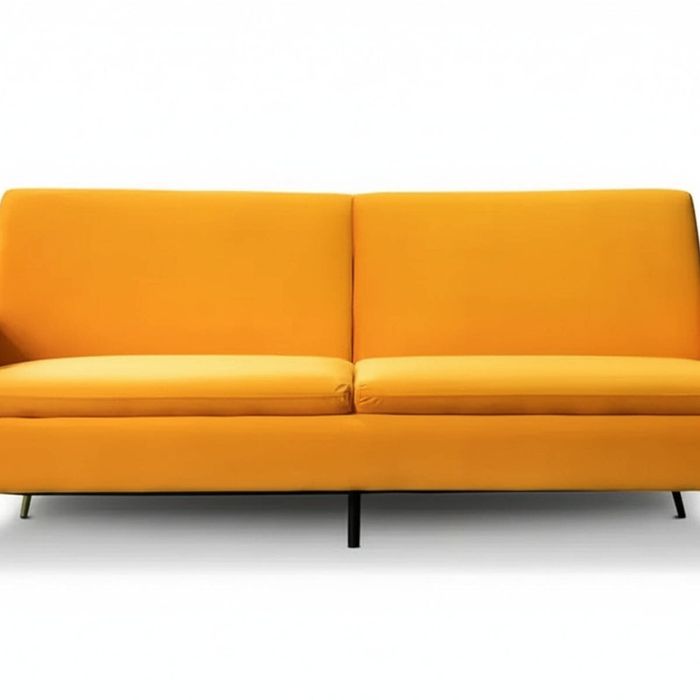 Gyllene Velvet Sofa Bed - Yellow
