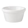 Ryner Ramekin Fluted Melamine White 60ml Commercial Tableware