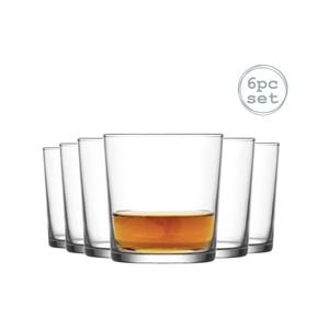LAV Bodega Double Old Fashioned Tumbler Glasses - 345ml - Pack of 6