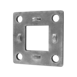 Sunrise Electric And Mechanical Backing Plate Mount Square Flange Natural - 45mm Square - Ef45n