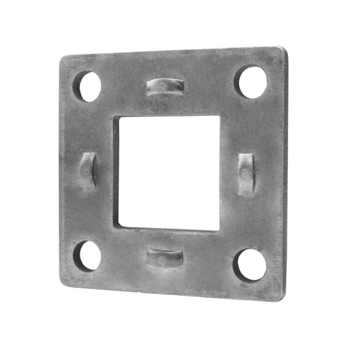 Sunrise Electric And Mechanical Backing Plate Mount Square Flange Natural - 45mm Square - Ef45n