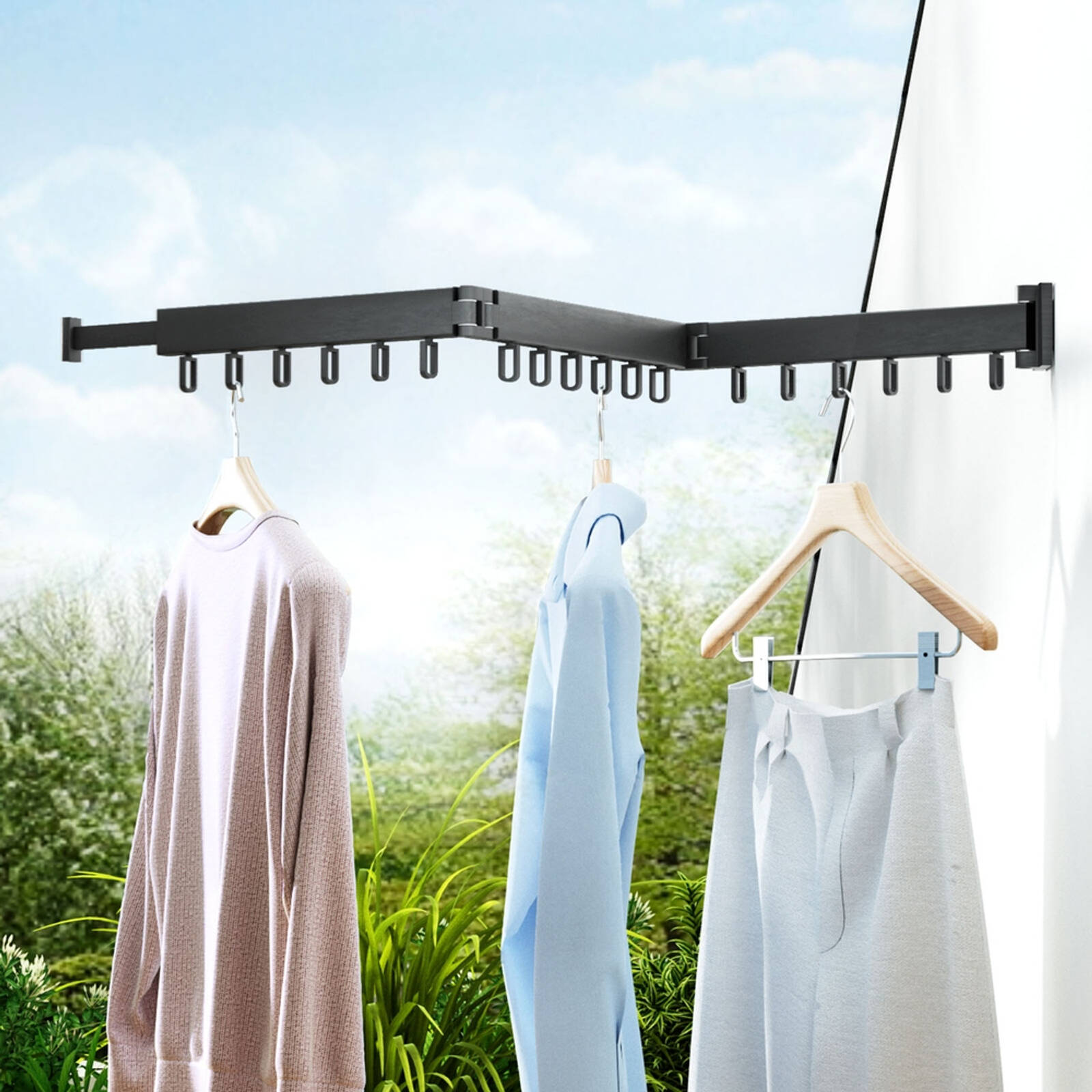 Clothes Airer Clothes Horse Bunnings Garment Rack Clothes Dryer