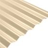 COLORBOND Steel 762 x 16mm XRW S-Rib Corrugated .42 BMT Steel Roofing - Per Metre - Classic Cream