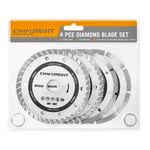 Craftright Diamond Blades - 4 Piece Set