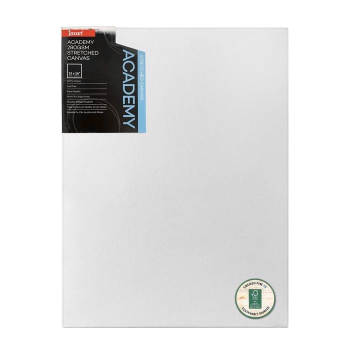 Jasart Academy 12 x 16" 3/4" Edge Canvas