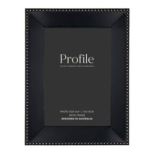 Noble Black Rose Gold 4x6 Photo Frame