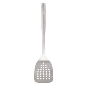 SVNA Slotted Turner 35.3cm Ergonomic Handle 18/8 SS304 in Stainless Steel