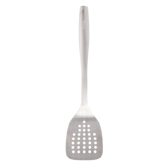 SVNA Slotted Turner 35.3cm Ergonomic Handle 18/8 SS304 in Stainless Steel