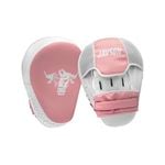 Focus Pads Boxing sparring Curved Strike by Javson - Pink / White