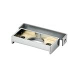 Sylvan Satin Chrome Rebated Forend Kit