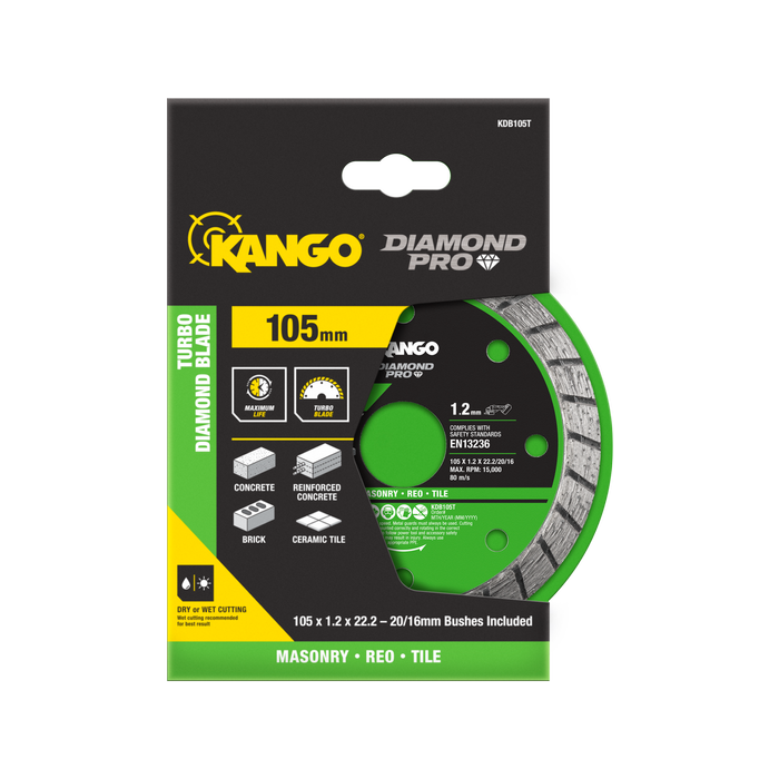 Kango 105mm Turbo Diamond Saw Blade