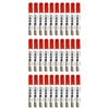 3x 10pc Deli Office/home Erasable Whiteboard Marker/pen Bullet Tip Red