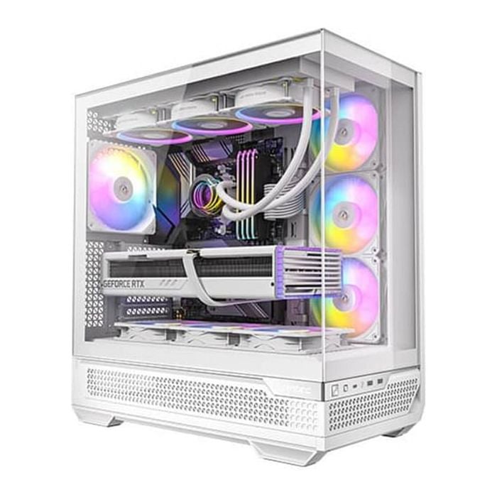 Antec C7-argb E-atx Panoramic 270 View White Case [c7-argb-w]