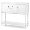 Costway Console Table Buffet Cupboard 2 Drawer 2 Door Cabinets-White