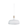 Oriel Lighting Malt 48cm Scandustrial Designed Pendant - White 48cm