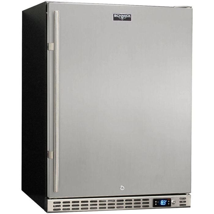 Schmick Stainless Solid Door Bar Fridge (Right Hinged) - SK156R-SD