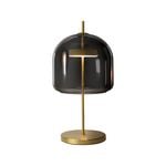 Mirabella Peta Smoke Glass LED Table Lamp
