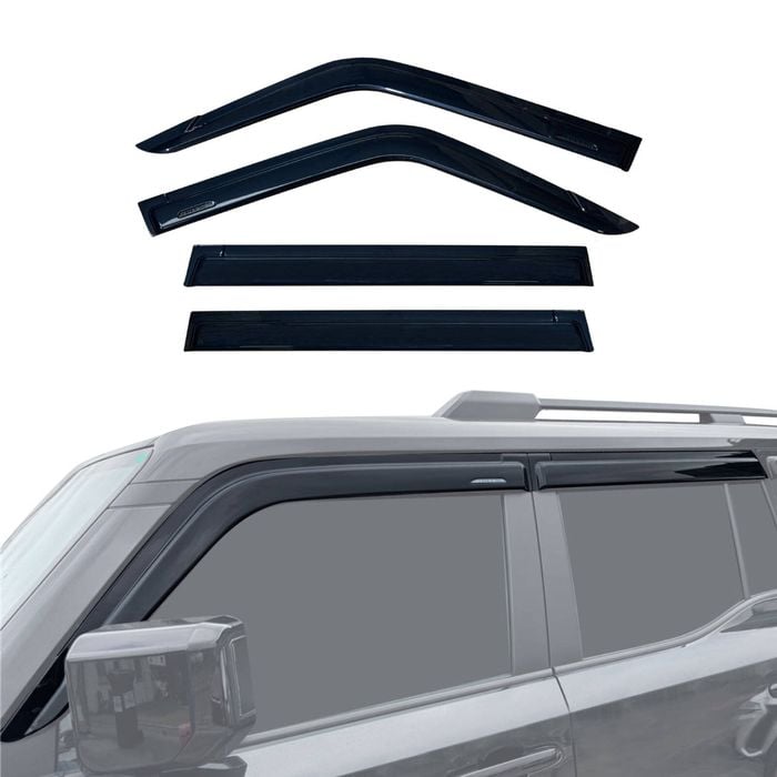 AUSGO Luxury Weather Shields for Lexus GX550 2024-Onwards Weathershields Window Visors Wind Deflectors