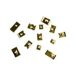 Pinnacle Yellow Zinc Plated Assorted Speed Nuts - 15 Pack