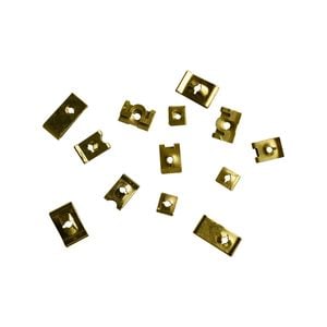 Pinnacle Yellow Zinc Plated Assorted Speed Nuts - 15 Pack