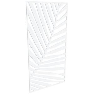 ProtectorAl 300-1200w x 1201-2400h Satin White/Gloss White Palm Unframed Composite Deco Panel