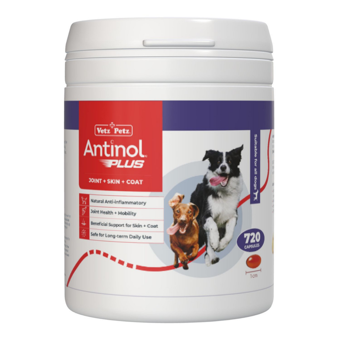 Antinol Plus for Dogs - 720 Capsules