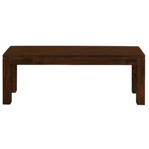 Centrum Furniture Amsterdam Solid Mahogany Timber Bench 120 x 35 cm - Mahogany