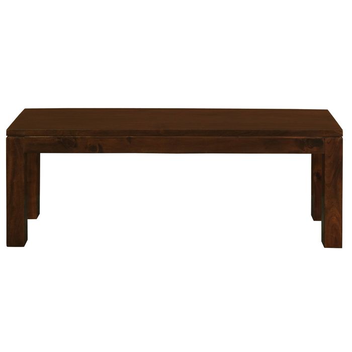 Centrum Furniture Amsterdam Solid Mahogany Timber Bench 120 x 35 cm - Mahogany