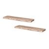 Artiss Floating Wall Shelf Set of 2 Wood 90CM