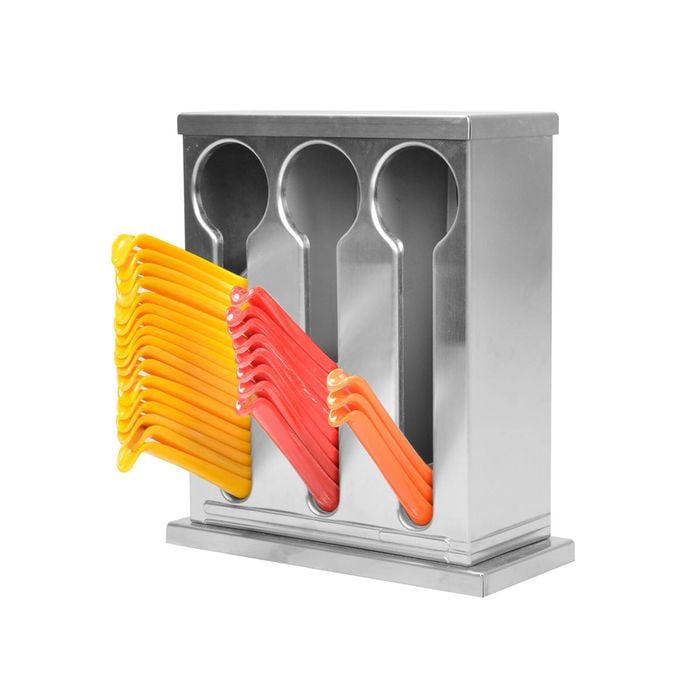 SOGA Stainless Steel Spoon & Utensil Holder Rack-3 Holes